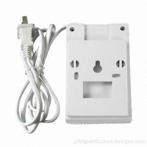 Wired Gas Detector, 220V AC Power, European Plug, Wall-mounting Style with CE and RoHs Marks
